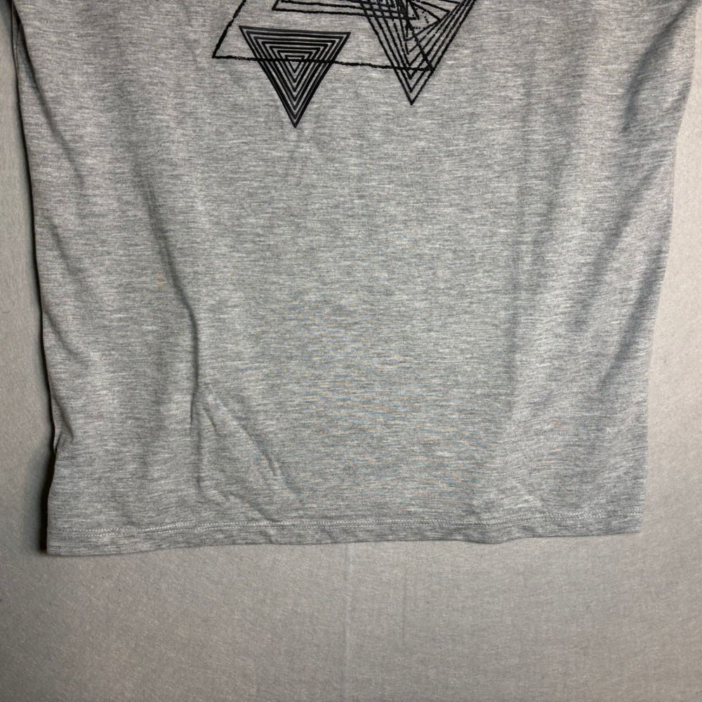 Altinyildiz Classics Slim Fit Geometric Graphic T-Shirt Men's S Gray - Picture 7 of 15